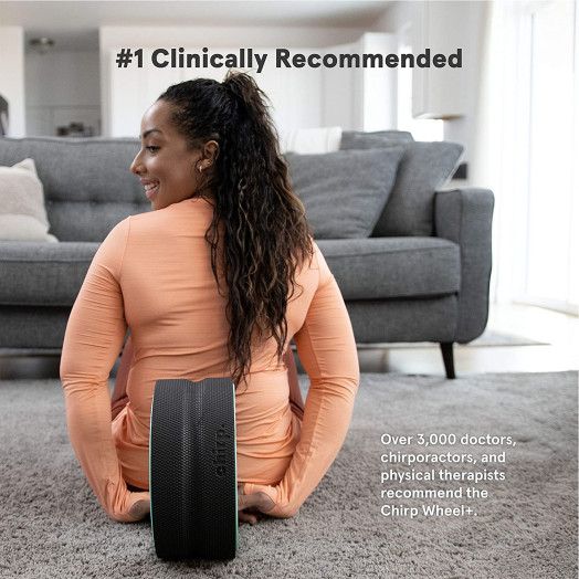 Plexus Chirp Wheel for Back Pain, Stretches and Strengthens Core Muscles, Relieves Strain to Muscles and Ligaments, Helps Prevent Herniated/Bulging Discs, Arthritis, and Osteoporosis Plexus Chirp Wheel for Back Pain, Stretches and Strengthens Core Muscles, Relieves Strain to Muscles and Ligaments, Helps Prevent Herniated/Bulging Discs, Arthritis, and Osteoporosis