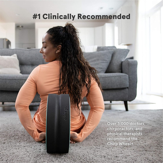 Plexus Chirp Wheel for Back Pain, Stretches and Strengthens Core Muscles, Relieves Strain to Muscles and Ligaments, Helps Prevent Herniated/Bulging Discs, Arthritis, and Osteoporosis Plexus Chirp Wheel for Back Pain, Stretches and Strengthens Core Muscles, Relieves Strain to Muscles and Ligaments, Helps Prevent Herniated/Bulging Discs, Arthritis, and Osteoporosis