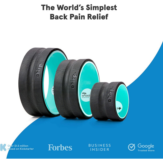 Plexus Chirp Wheel for Back Pain, Stretches and Strengthens Core Muscles, Relieves Strain to Muscles and Ligaments, Helps Prevent Herniated/Bulging Discs, Arthritis, and Osteoporosis Plexus Chirp Wheel for Back Pain, Stretches and Strengthens Core Muscles, Relieves Strain to Muscles and Ligaments, Helps Prevent Herniated/Bulging Discs, Arthritis, and Osteoporosis
