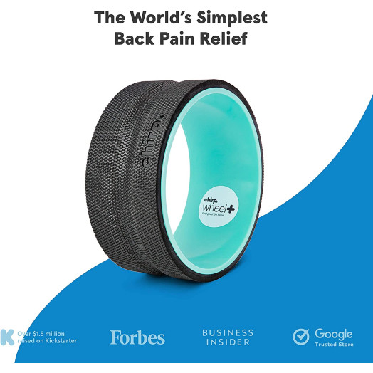 Plexus Chirp Wheel for Back Pain, Stretches and Strengthens Core Muscles, Relieves Strain to Muscles and Ligaments, Helps Prevent Herniated/Bulging Discs, Arthritis, and Osteoporosis Plexus Chirp Wheel for Back Pain, Stretches and Strengthens Core Muscles, Relieves Strain to Muscles and Ligaments, Helps Prevent Herniated/Bulging Discs, Arthritis, and Osteoporosis