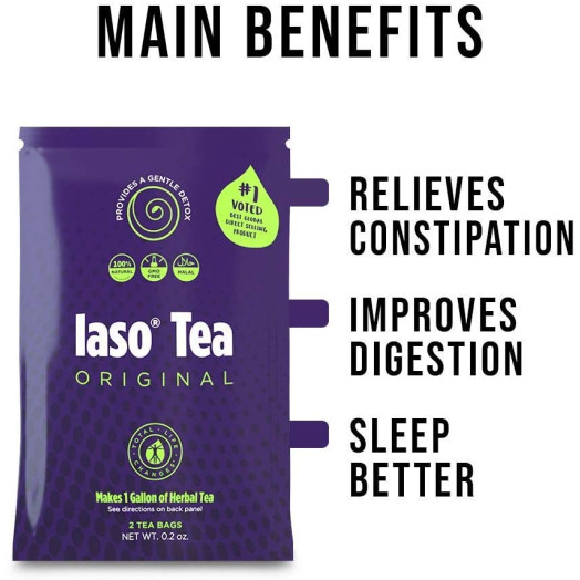 TLC Total Life Changes IASO Natural Herbal Detox Tea Bags - Single Pack (2 Tea Bags)Packaging May Vary Between Old & New in 2019 TLC Total Life Changes IASO Natural Herbal Detox Tea Bags - Single Pack (2 Tea Bags)Packaging May Vary Between Old & New in 2019