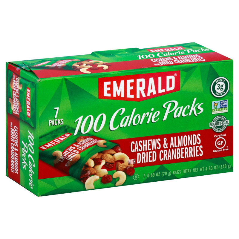 Emerald Cashews and Almonds - 100 Calorie Packs Emerald Cashews and Almonds - 100 Calorie Packs