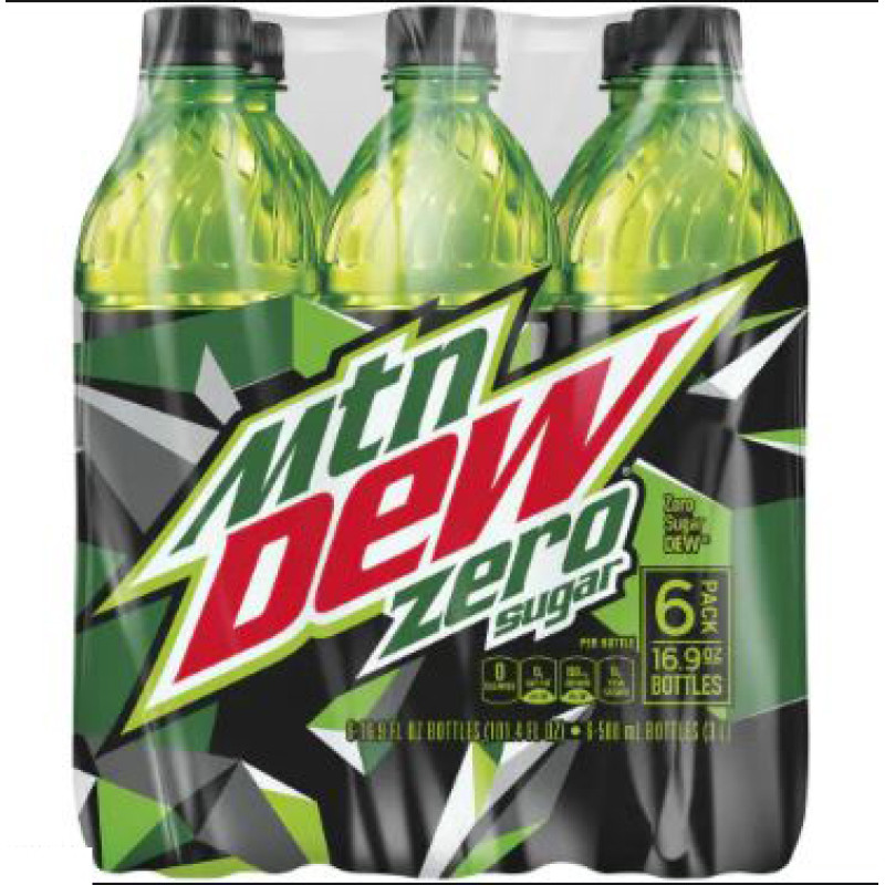 Diet Mountain Dew Low Calorie Soda - 6 Pack Plastic Bottles Diet Mountain Dew Low Calorie Soda - 6 Pack Plastic Bottles