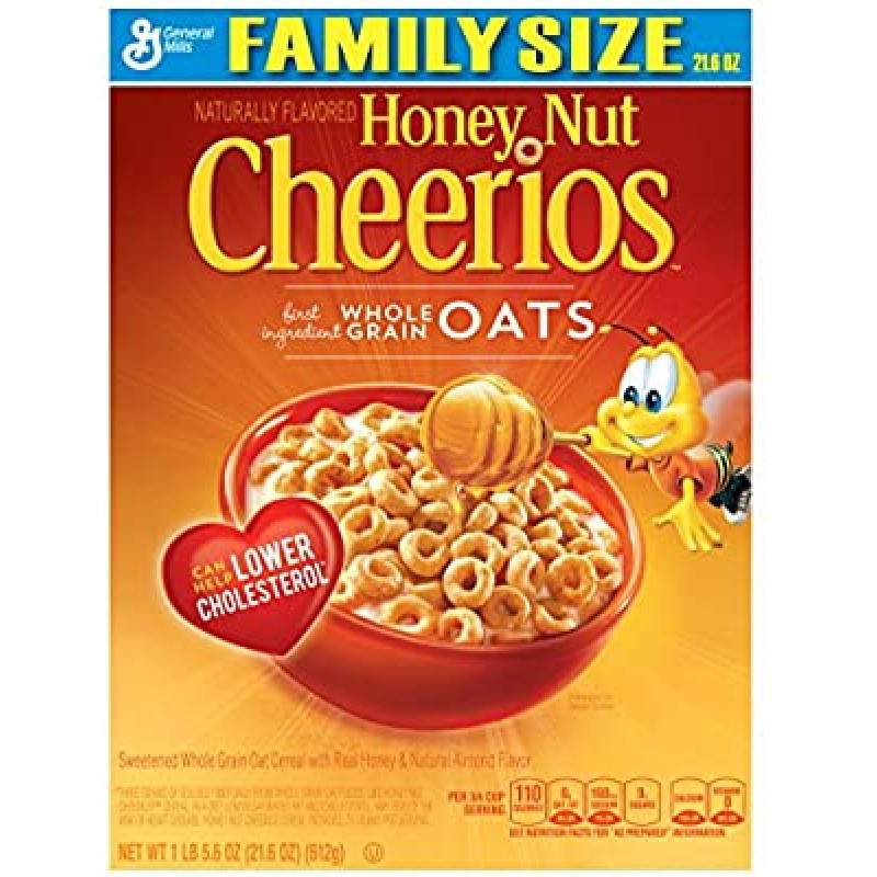 Cheerios Honey Nut Gluten Free Cereal - Family Size Cheerios Honey Nut Gluten Free Cereal - Family Size