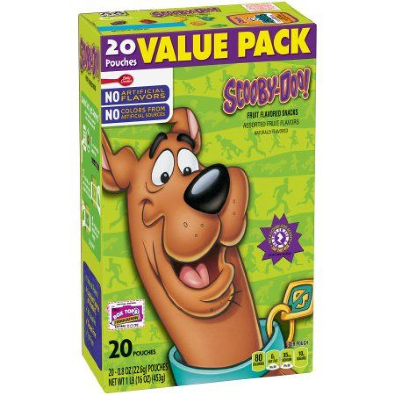 Betty Crocker Fruit Snacks, Scooby Doo Snacks, Value Pack Betty Crocker Fruit Snacks, Scooby Doo Snacks, Value Pack