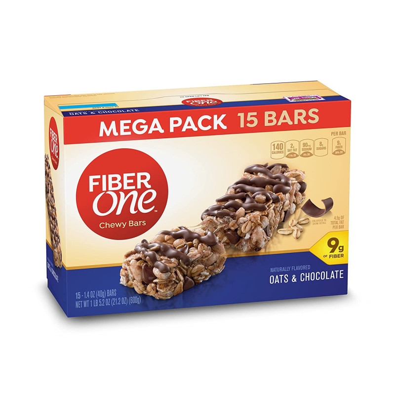 Fiber One Oats and Chocolate Bars, 14.1 oz Fiber One Oats and Chocolate Bars, 14.1 oz