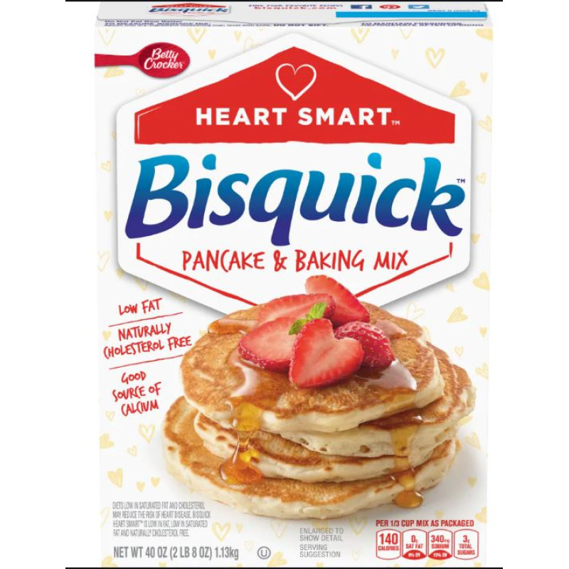 Bisquick Heart Smart Low Fat Pancake & Baking Mix Bisquick Heart Smart Low Fat Pancake & Baking Mix