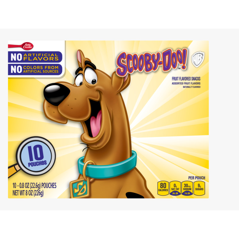 Betty Crocker Scooby Doo Fruit Flavored Snacks Assorted Flavors Betty Crocker Scooby Doo Fruit Flavored Snacks Assorted Flavors