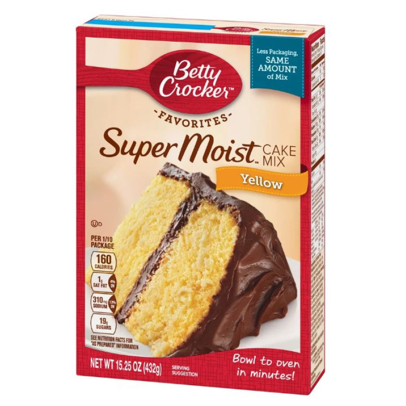 Betty Crocker Super Moist Yellow Cake Mix