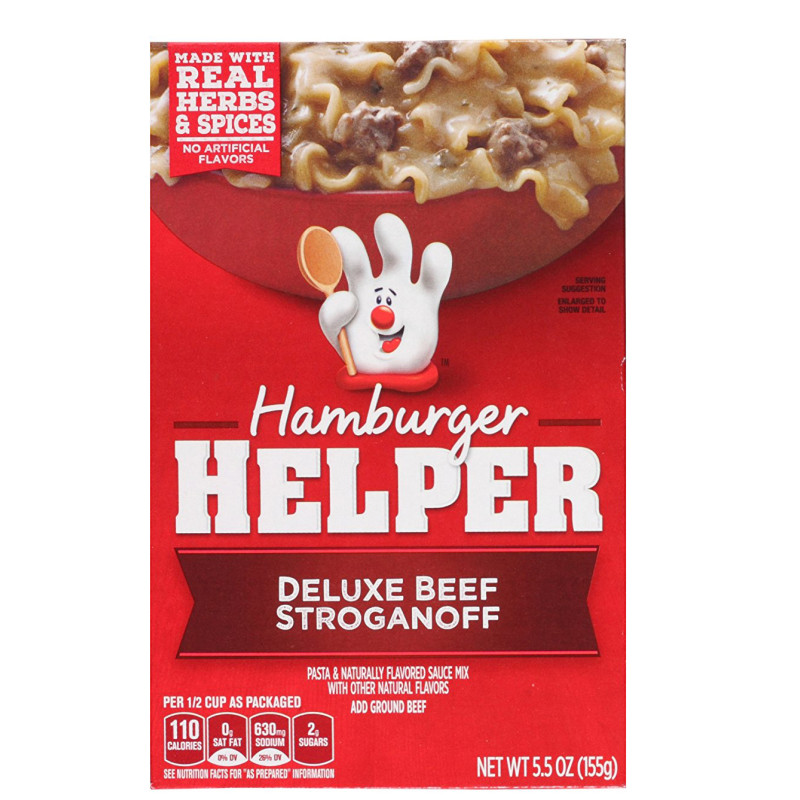 Betty Crocker Deluxe Beef Stroganoff Hamburger Helper Betty Crocker Deluxe Beef Stroganoff Hamburger Helper