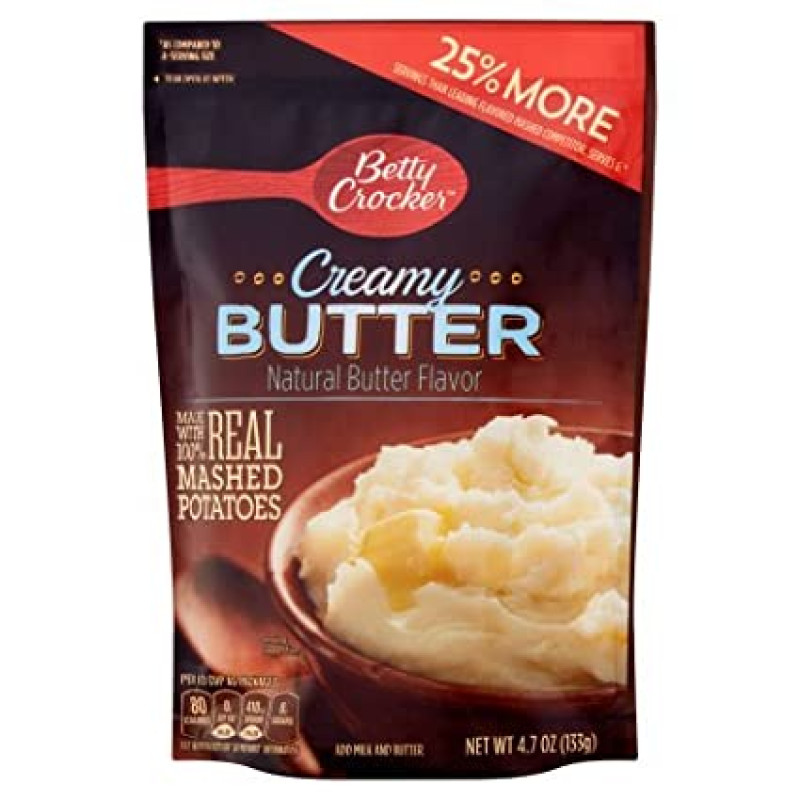 Betty Crocker Mashed Potatoes - Homestyle Creamy Butter