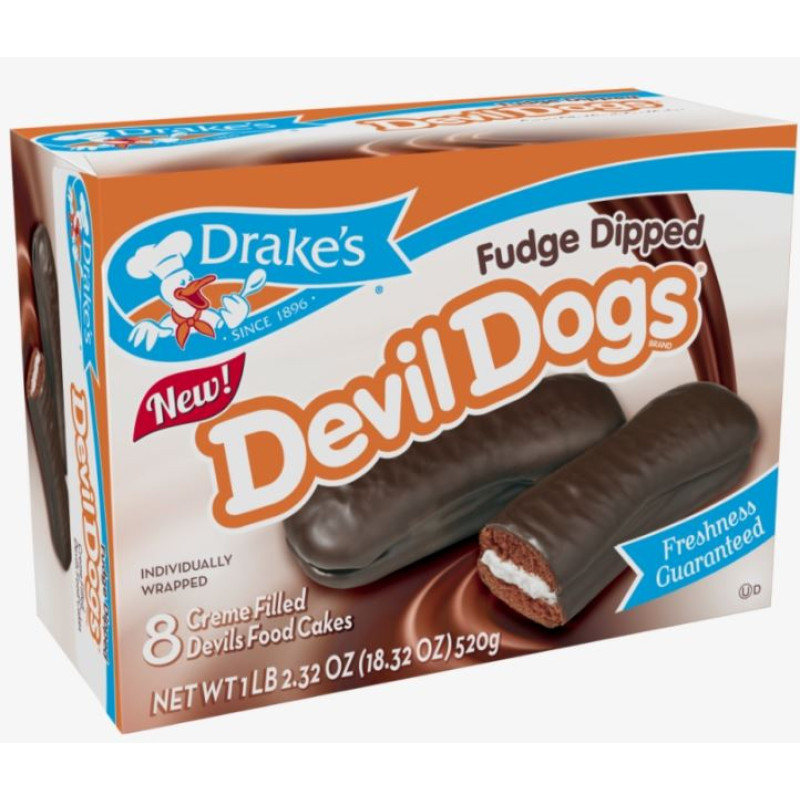 Drake's Fudge Dipped Devil Dogs Drake's Fudge Dipped Devil Dogs
