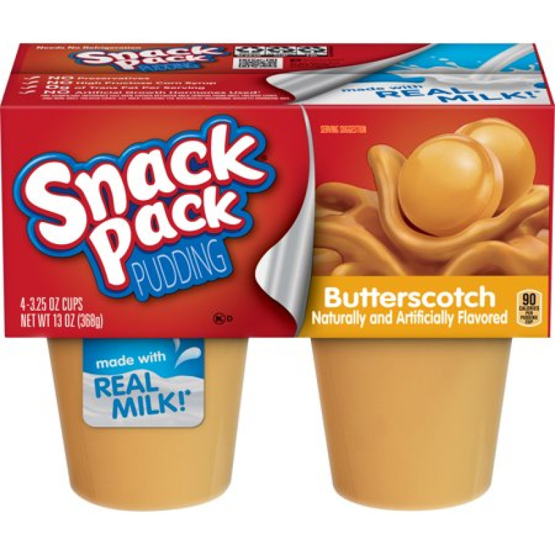 Snack Pack Pudding Butter Scotch Snack Pack Pudding Butter Scotch