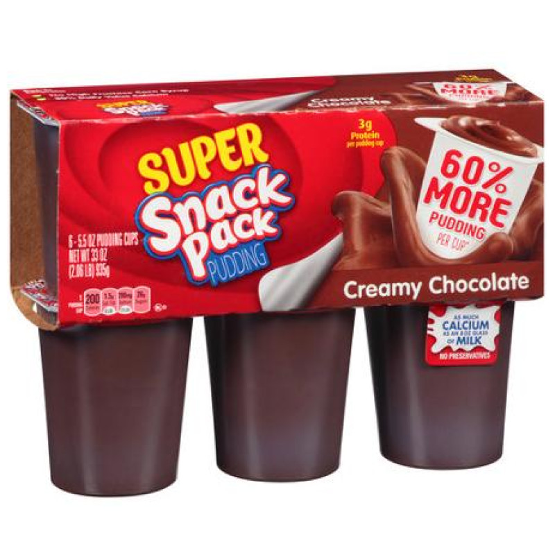 Snack Pack Chocolate Pudding Snack Pack Chocolate Pudding