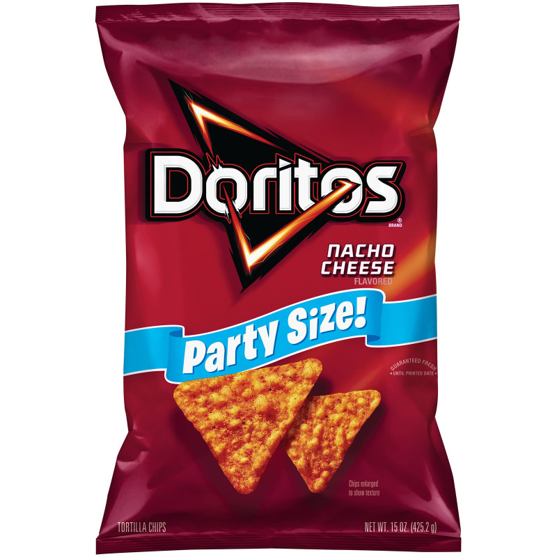 Doritos Nacho Cheese Party Size Tortilla Chips