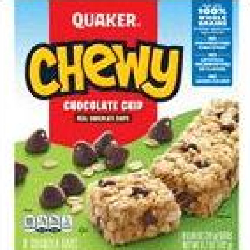 Quaker Chewy Granola Bars - Chocolate Chip Quaker Chewy Granola Bars - Chocolate Chip