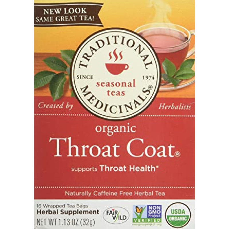 Traditional Medicinals Herbal Tea - Organic Throat Coat