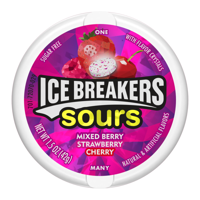 Ice Breakers Berry Sours Sugar Free Mints Ice Breakers Berry Sours Sugar Free Mints