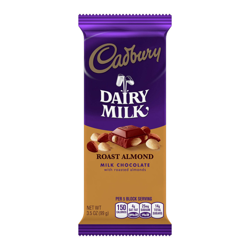 Cadbury Dairy Milk Roast Almond Milk Chocolate Bar Cadbury Dairy Milk Roast Almond Milk Chocolate Bar