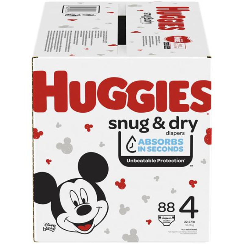 Huggies Disney Snug & Dry Disposable Diapers - Size 4 Huggies Disney Snug & Dry Disposable Diapers - Size 4