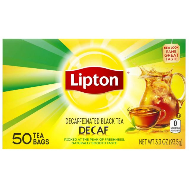 Lipton Black Tea Bags Decaffeinated Lipton Black Tea Bags Decaffeinated