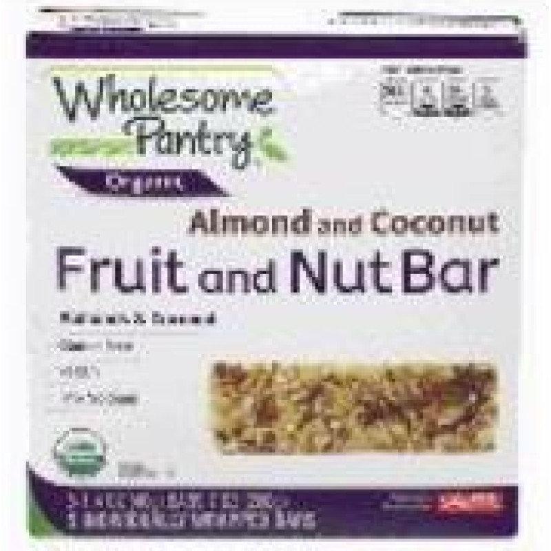 Wholesome Pantry Organic Almond & Coconut Fruit & Nut Bar Wholesome Pantry Organic Almond & Coconut Fruit & Nut Bar