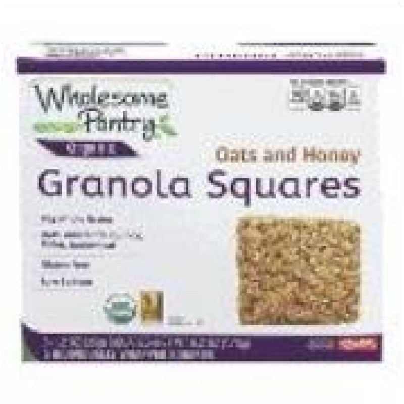 Wholesome Pantry Organic Oats & Honey Granola Squares Wholesome Pantry Organic Oats & Honey Granola Squares