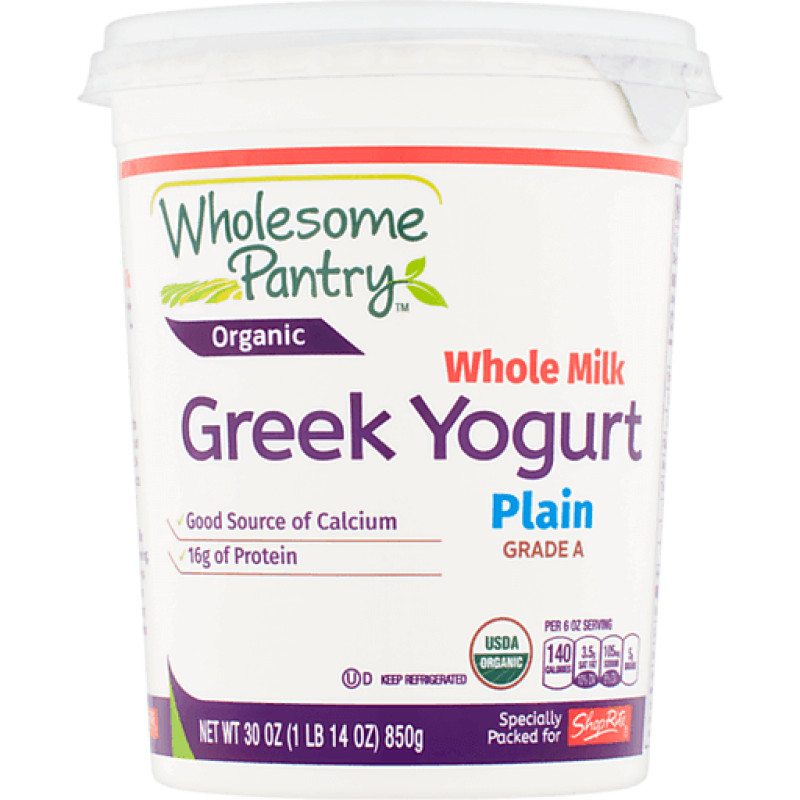 Wholesome Pantry Organic Whole Milk Plain Yogurt
