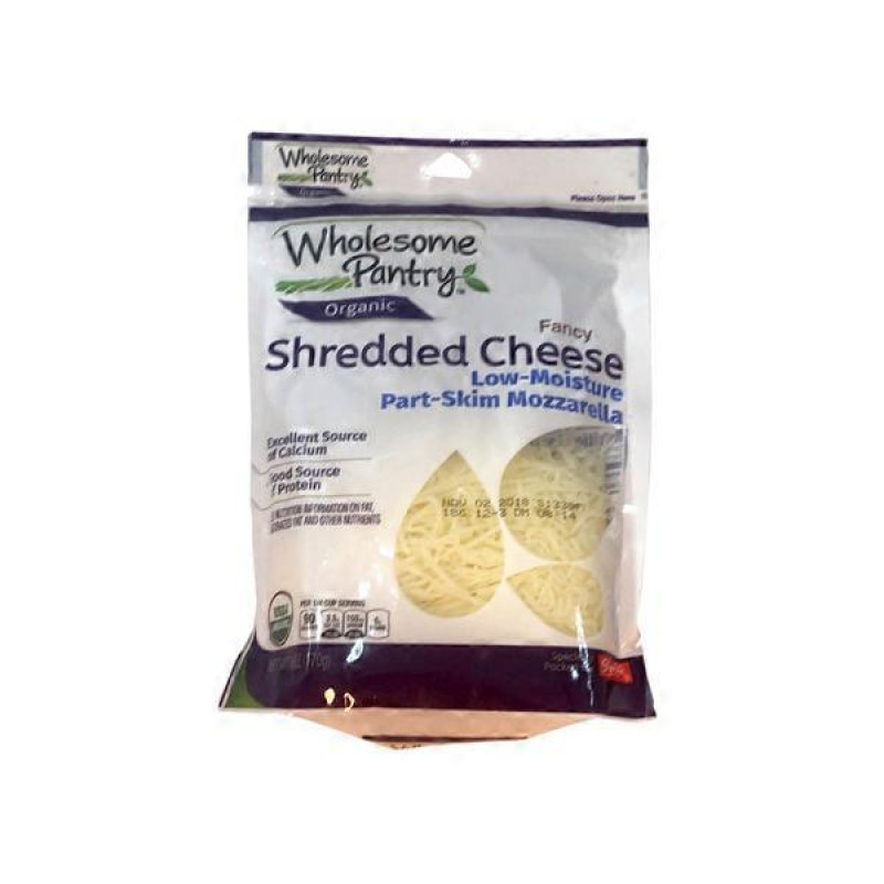 Wholesome Pantry Organic String Cheese - Mozzarella, 6 ct