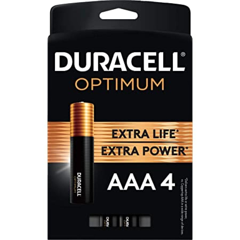 Duracell Alkaline Optimum AAA Batteries Duracell Alkaline Optimum AAA Batteries