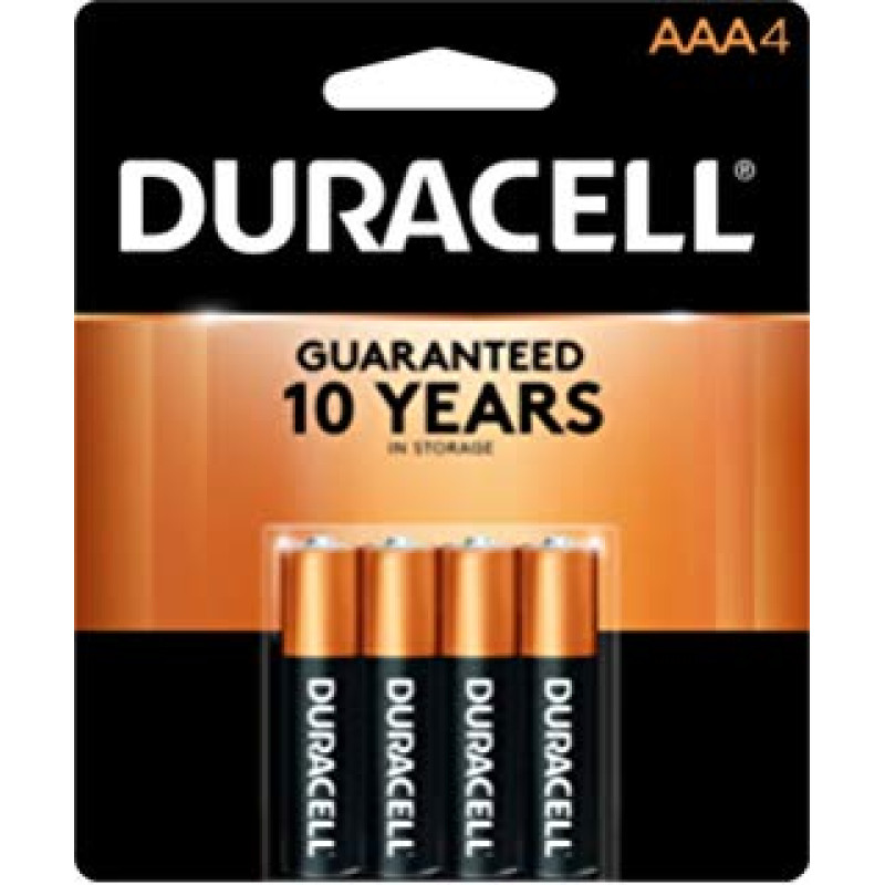 Duracell Batteries AAA 4 Pack Duracell Batteries AAA 4 Pack