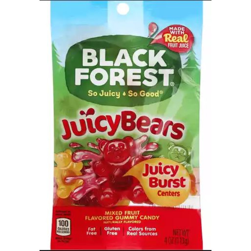 Black Forest Juicy Bears Mixed Fruit Flavored Gummy Candy Black Forest Juicy Bears Mixed Fruit Flavored Gummy Candy