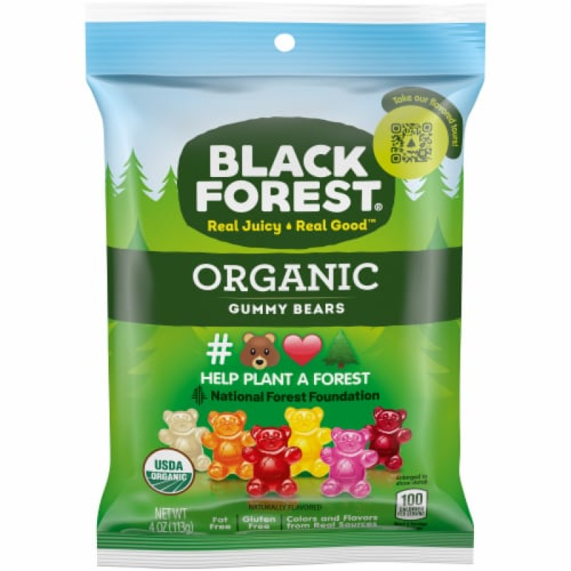 Black Forest Gluten And Fat Free USDA Organic Gummy Bears Black Forest Gluten And Fat Free USDA Organic Gummy Bears