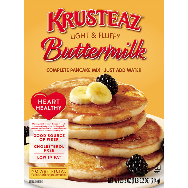 Krusteaz Heart Healthy Buttermilk Complete Pancake Mix Krusteaz Heart Healthy Buttermilk Complete Pancake Mix