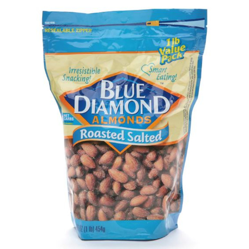 Blue Diamond Almonds Almonds - Roasted Salted Blue Diamond Almonds Almonds - Roasted Salted