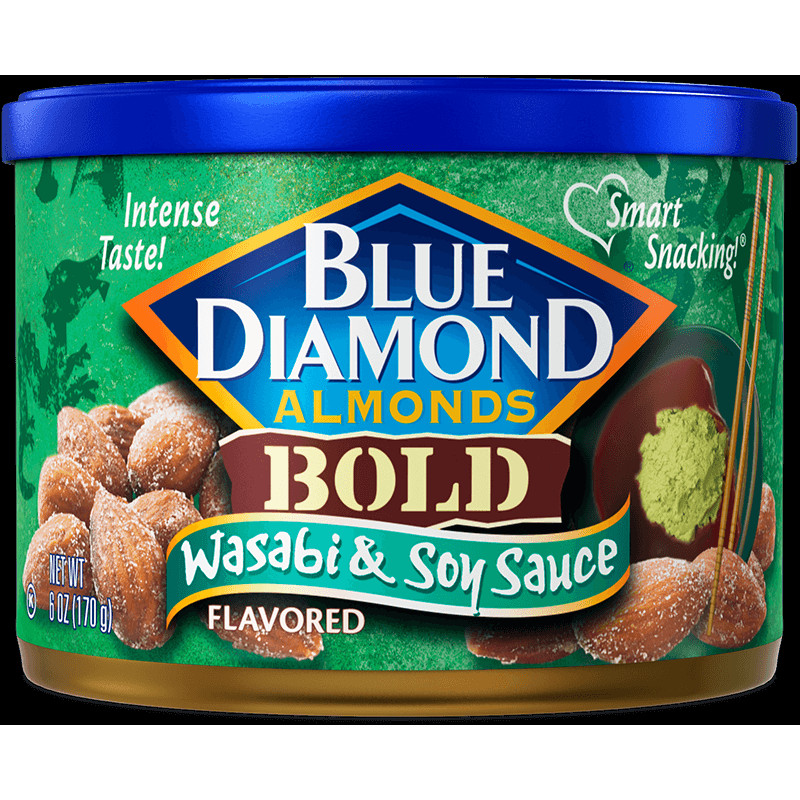 Blue Diamond Almonds Almonds - Bold Wasabi & Soy Sauce Blue Diamond Almonds Almonds - Bold Wasabi & Soy Sauce