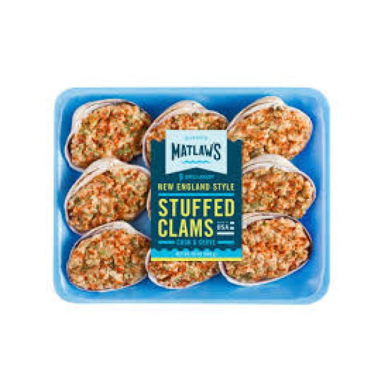 Frozen Seafood Department Matlaws Stuffed Clams