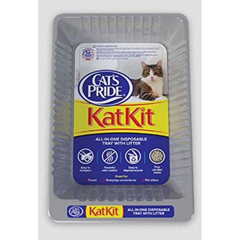 Cat's Pride Disposable Tray with Free Litter - Kat Kit Cat's Pride Disposable Tray with Free Litter - Kat Kit