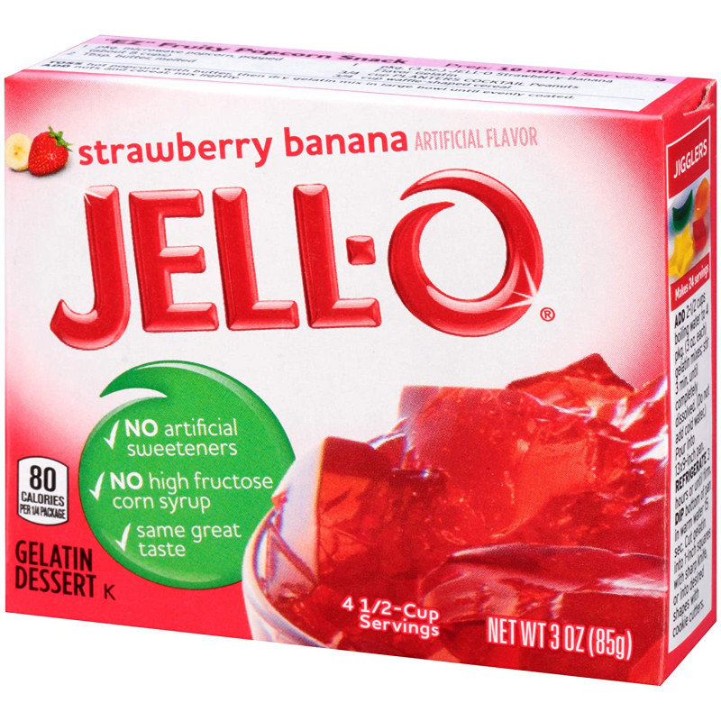Jell-O Gelatin Dessert - Strawberry Jell-O Gelatin Dessert - Strawberry