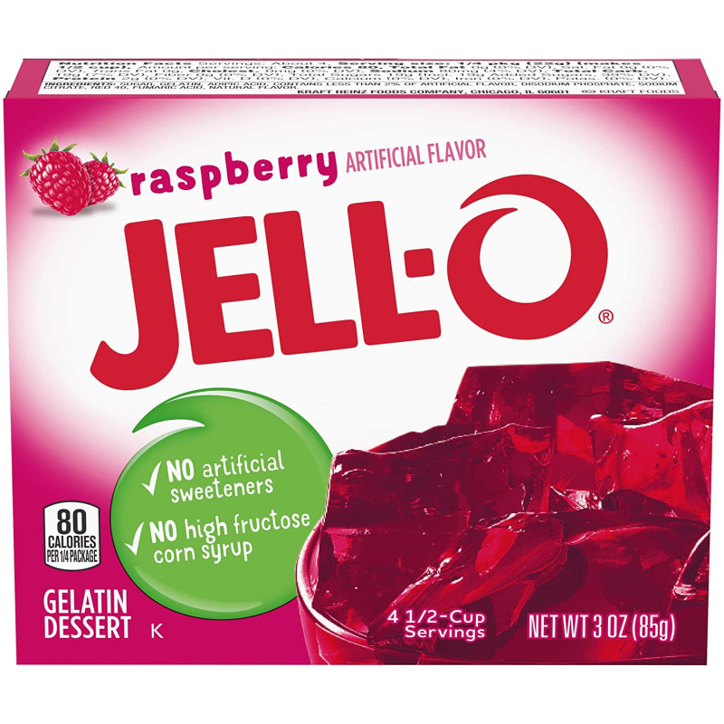 Jell-O Raspberry Gelatin Mix Jell-O Raspberry Gelatin Mix