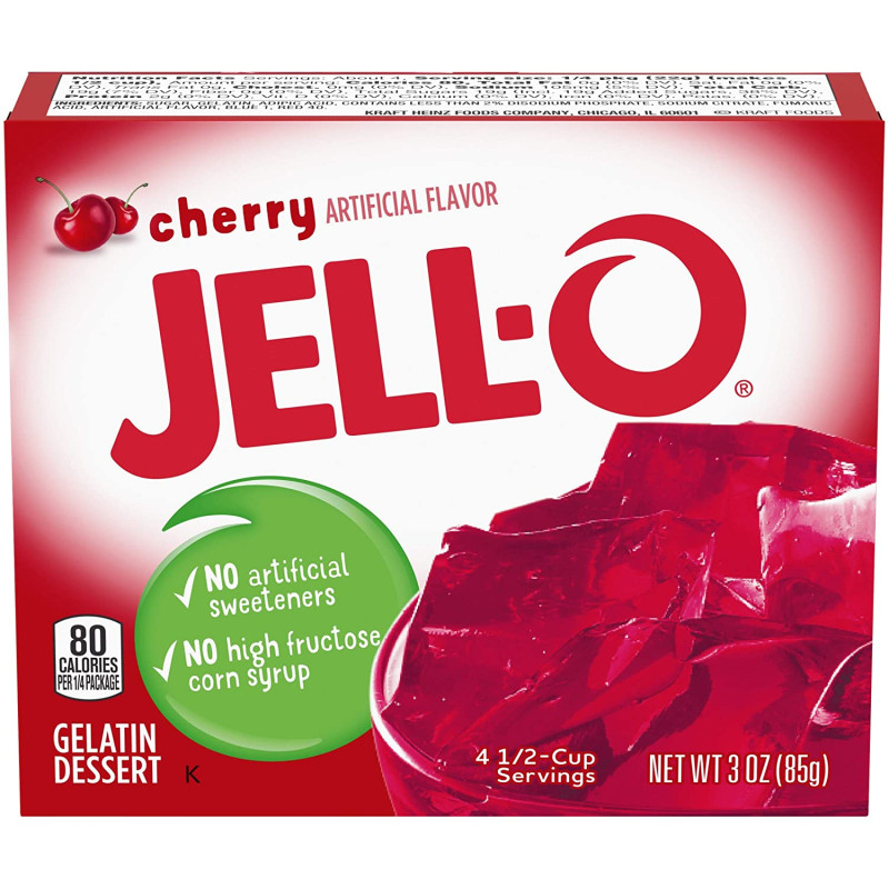 Jell-O Cherry Gelatin Mix Jell-O Cherry Gelatin Mix
