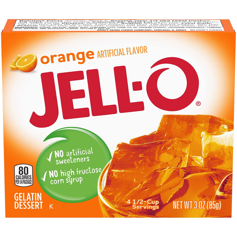 Jell-O Orange Gelatin Mix Jell-O Orange Gelatin Mix