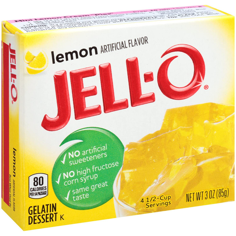 Jell-O Lemon Gelatin Mix Jell-O Lemon Gelatin Mix