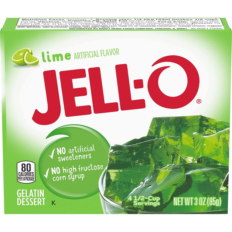 Jell-O Gelatin Dessert - Lime Jell-O Gelatin Dessert - Lime
