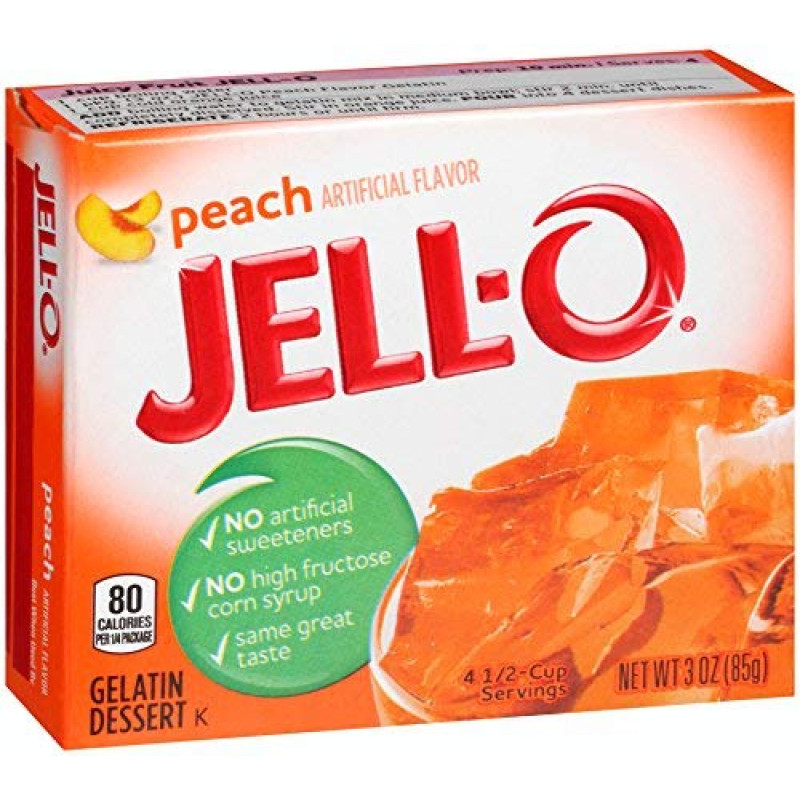 Jell-O Peach Gelatin Dessert Jell-O Peach Gelatin Dessert