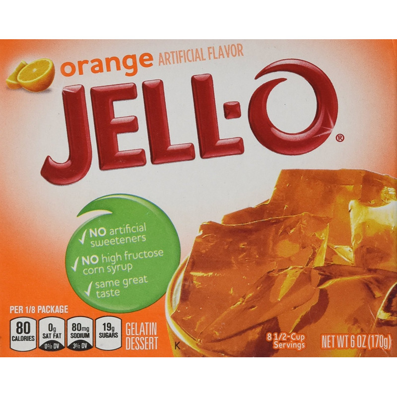 Jell-O Gelatin Dessert - Orange Jell-O Gelatin Dessert - Orange