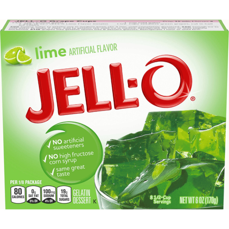 Jell-O Lime Gelatin Mix Jell-O Lime Gelatin Mix