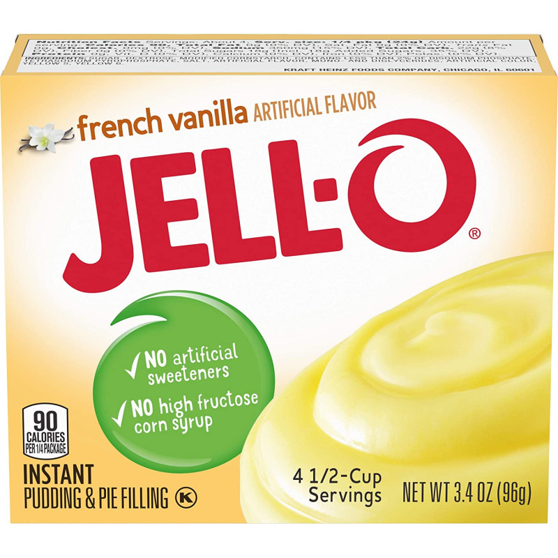Jell-O French Vanilla Instant Pudding Mix Jell-O French Vanilla Instant Pudding Mix