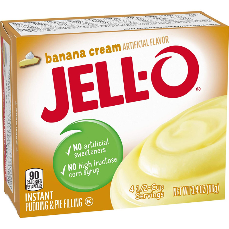Jell-O Instant Banana Cream Pudding & Pie Filling Jell-O Instant Banana Cream Pudding & Pie Filling