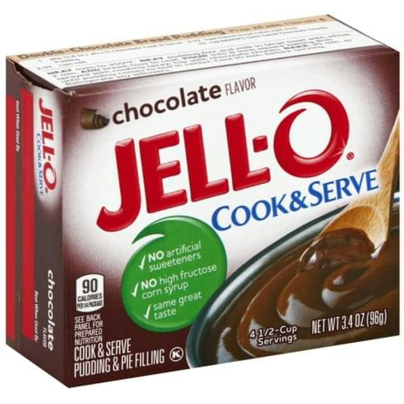 Jell-O Cook & Serve Chocolate Pudding & Pie Filling Jell-O Cook & Serve Chocolate Pudding & Pie Filling